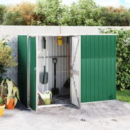 Detailed information about the product Garden Tool Shed Green 225x89x161 cm Galvanised Steel