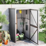 Detailed information about the product Garden Tool Shed Grey 88x89x161 Cm Galvanised Steel