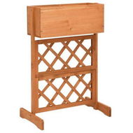 Detailed information about the product Garden Trellis Planter Orange 45x30x74 Cm Solid Firwood