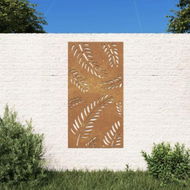 Detailed information about the product Garden Wall Decoration 105x55 cm Corten Steel Leaf Design