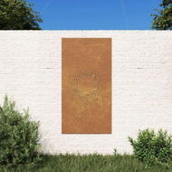 Detailed information about the product Garden Wall Decoration 105x55 cm Corten Steel Sun Design