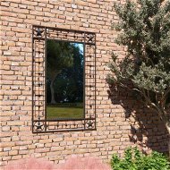 Detailed information about the product Garden Wall Mirror Rectangular 50x80 Cm Black