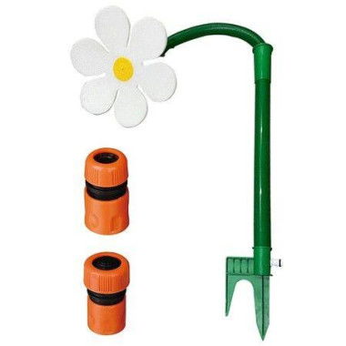 Garden Water Sprayer Automatic Sprinkler Flower Irrigation 720 Degree Rotating Sprinkler Garden Yard Daisy Decorative Garden Stakes