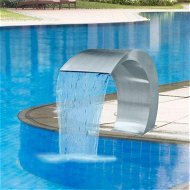 Detailed information about the product Garden Waterfall Pool Fountain Stainless Steel 45x30x60 cm