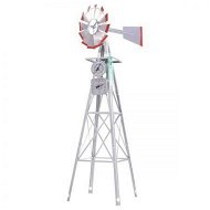 Detailed information about the product Garden Windmill 8FT 245cm Metal Ornaments Outdoor Decor Ornamental Wind Will