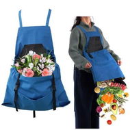Detailed information about the product Gardening Apron Canvas Garden Aprons Harvesting Pouch with Quick Release Pocket Garden Picking Bag for Women and Men, Blue