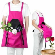 Detailed information about the product Gardening Apron Canvas Garden Aprons Harvesting Pouch with Quick Release Pocket Garden Picking Bag for Women and Men, Rose Red