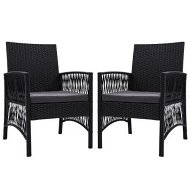 Detailed information about the product Gardeon 2PC Outdoor Dining Chairs Patio Furniture Wicker Lounge Chair Garden