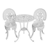 Detailed information about the product Gardeon 3PC Patio Furniture Outdoor Bistro Set Dining Chairs Aluminium White