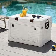 Detailed information about the product Gardeon 80L Outdoor Storage Box Foldable Camping Collapsible Bins Organizer