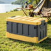 Gardeon Collapsible Outdoor Storage Box 60L Stackable Folding Camping Organizer Yellow. Available at Crazy Sales for $59.95