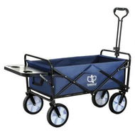 Detailed information about the product Gardeon Garden Cart with Cup Holders Blue