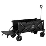 Detailed information about the product Gardeon Garden Cart with Opening Rear Black