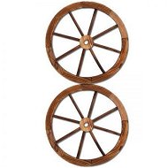 Detailed information about the product Gardeon Garden Decor Outdoor Ornament 2X Wooden Wagon Wheel