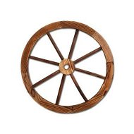 Detailed information about the product Gardeon Garden Decor Outdoor Ornament Wooden Wagon Wheel