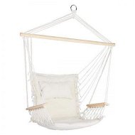 Detailed information about the product Gardeon Hammock Chair Hanging with Armrest Camping Hammocks Cream