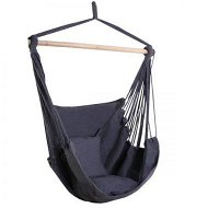 Detailed information about the product Gardeon Hammock Chair Outdoor Camping Hanging Hammocks Cushion Pillow Grey