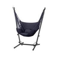 Detailed information about the product Gardeon Hammock Chair Outdoor Camping Hanging with Stand Grey