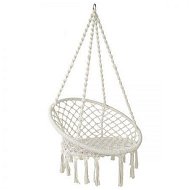Detailed information about the product Gardeon Hammock Chair Outdoor Hanging Macrame Cotton Indoor Cream
