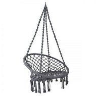 Detailed information about the product Gardeon Hammock Chair Outdoor Hanging Macrame Cotton Indoor Grey