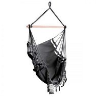 Detailed information about the product Gardeon Hanging Hammock Chair Outdoor Swing Hammocks Tassel Grey