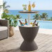 Gardeon Outdoor Bar Table Portable Ice Bucket Cooler 30L Adjustable Top Brown. Available at Crazy Sales for $109.95
