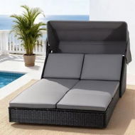 Detailed information about the product Gardeon Outdoor Day Bed Sun Lounge Setting Wicker Lounger Patio Furniture
