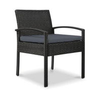 Detailed information about the product Gardeon Outdoor Dining Chairs Patio Furniture Rattan Lounge Chair Cushion Felix