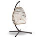 Gardeon Outdoor Egg Swing Chair Hanging Chair Wicker Rope Pod Stand Cushion Latte. Available at Crazy Sales for $299.95