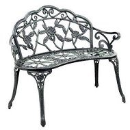 Detailed information about the product Gardeon Outdoor Garden Bench Seat 100cm Cast Aluminium Patio Chair Vintage Green