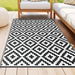 Gardeon Outdoor Rugs 120x180cm Large Carpet Reversible Area Mat PP Dual-Sided Patio Rug Cross. Available at Crazy Sales for $49.95