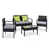 Detailed information about the product Gardeon Outdoor Sofa Set Wicker Lounge Setting Table and Chairs Patio Furniture