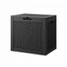 Gardeon Outdoor Storage Box 118L Container Lockable Garden Toy Tool Rattan-Texture Black. Available at Crazy Sales for $64.95