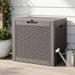 Gardeon Outdoor Storage Box 118L Container Lockable Garden Toy Tool Rattan-Texture Brown. Available at Crazy Sales for $64.95
