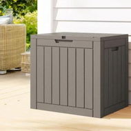 Detailed information about the product Gardeon Outdoor Storage Box 118L Container Lockable Garden Toy Tool Shed Grey