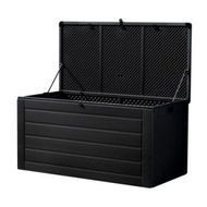 Detailed information about the product Gardeon Outdoor Storage Box 680L Container Lockable Garden Bench Shed Tool All Black