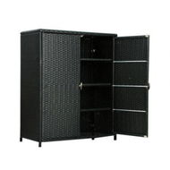 Detailed information about the product Gardeon Outdoor Storage Cabinet Box Garage Wicker Shelf Chest Garden Shed Tools