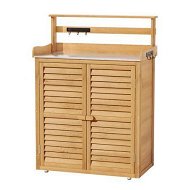 Detailed information about the product Gardeon Outdoor Storage Cabinet Box Potting Bench Table Shelf Chest Garden Shed