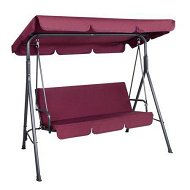 Detailed information about the product Gardeon Outdoor Swing Chair Garden Bench Furniture Canopy 3 Seater Wine Red