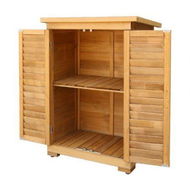 Detailed information about the product Gardeon Portable Wooden Garden Storage Cabinet