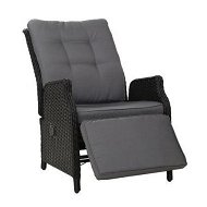 Detailed information about the product Gardeon Recliner Chairs Sun lounge Wicker Lounger Outdoor Furniture Patio Adjustable Black