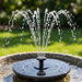 Gardeon Solar Fountain Pump Bird Bath Water Feature 17cm 165L/h Flow Black. Available at Crazy Sales for $34.95