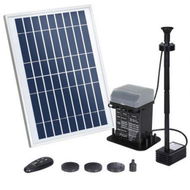 Detailed information about the product Gardeon Solar Pond Pump Submersible Fountain with Battery Kit LED Lights 5.2FT