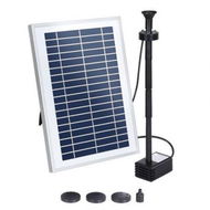 Detailed information about the product Gardeon Solar Pond Pump Submersible Water Fountain with Battery LED Lights 4.4FT