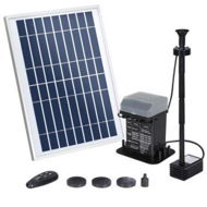Detailed information about the product Gardeon Solar Pond Pump with Battery Kit LED Lights 5.2FT
