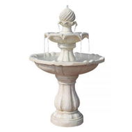 Detailed information about the product Gardeon Solar Water Feature 3-Tier Fountain with Pump Kit Bird Bath 93CM Ivory