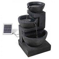 Detailed information about the product Gardeon Solar Water Feature with LED Lights 3-Tier Bowls 60cm