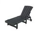 Gardeon Sun Lounge Beach Chair HDPE Adirondack Lounger Patio Outdoor Furniture with Wheels Black. Available at Crazy Sales for $279.95