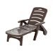 Gardeon Sun Lounger Folding Lounge Chair Wheels Patio Outdoor Furniture Brown. Available at Crazy Sales for $169.95