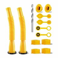 Detailed information about the product Gas Can Spout Replacement,Anti-Spill Gas Can Nozzle Replacement,2-Kit Gas Can Spouts No Leaky,Replacement Gas Can Spout with Flexible Nozzle,Gas Can Vent,Fit for Most 1/2/5/10 Gal Can